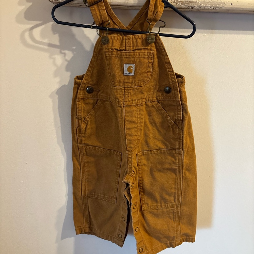 Carhartt Kids Tan Overalls